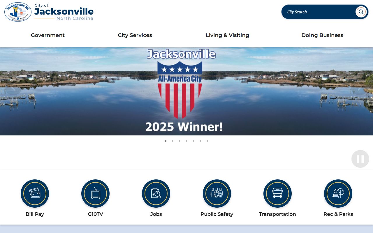 Jacksonville phone directory city homepage